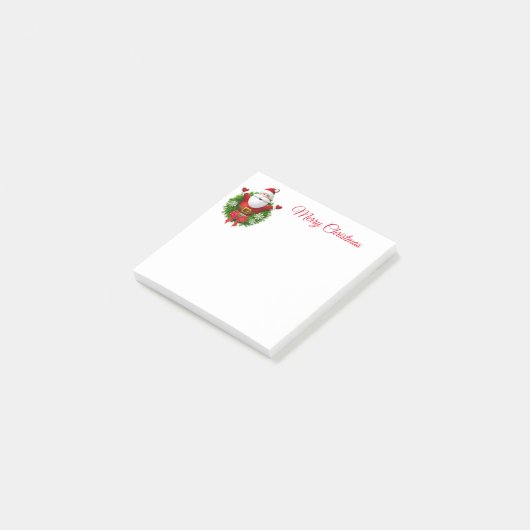 Weihnachtspost - Anmerkungen Post-it Klebezettel (angewinkelt)