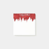 Weihnachtspost - Anmerkungen Post-it Klebezettel (Vorderseite)