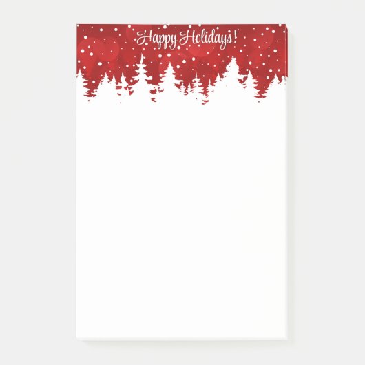 Weihnachtspost - Anmerkungen Post-it Klebezettel (Vorderseite)