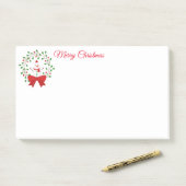 Weihnachtspost - Anmerkungen Post-it Klebezettel (Auf Schreibtisch)