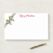 Weihnachtspost - Anmerkungen Post-it Klebezettel (Auf Schreibtisch)