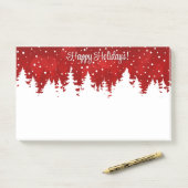 Weihnachtspost - Anmerkungen Post-it Klebezettel (Auf Schreibtisch)