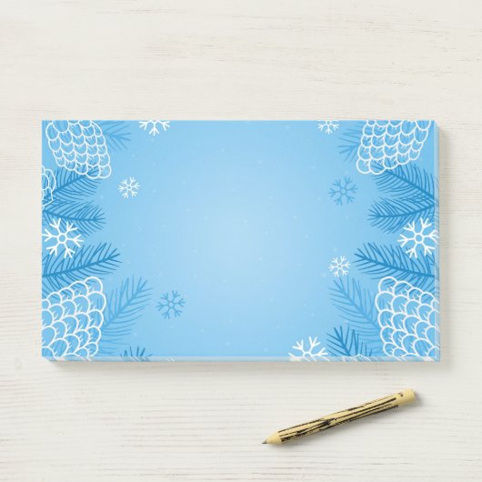 Weihnachtspost - Anmerkungen Post-it Klebezettel (Auf Schreibtisch)