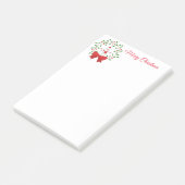 Weihnachtspost - Anmerkungen Post-it Klebezettel (angewinkelt)