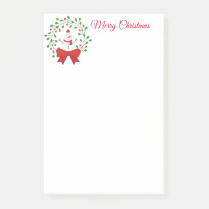 Weihnachtspost - Anmerkungen Post-it Klebezettel