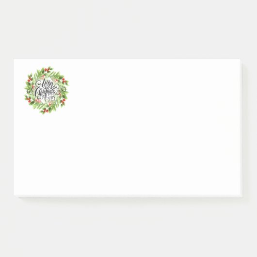 Weihnachtspost - Anmerkungen Post-it Klebezettel (Vorderseite)