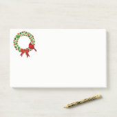 Weihnachtspost - Anmerkungen Post-it Klebezettel (Auf Schreibtisch)