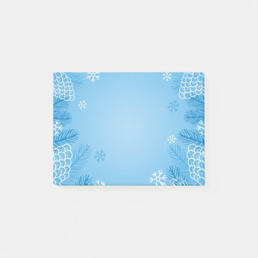 Weihnachtspost - Anmerkungen Post-it Klebezettel (Vorderseite)