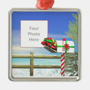 Weihnachtspost (Fotorahmen) Ornament Aus Metall