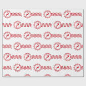 Weihnachtspost Geschenkpapier (Flach)