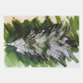 Weihnachtspost Geschenkpapier Set (Vorderseite 2)