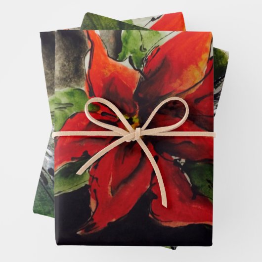 Weihnachtspost Geschenkpapier Set (Beispiel)