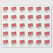 Weihnachtspost Sonderlieferung Briefmarke Weihnach Geschenkpapier (Flach)