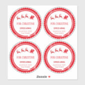 Weihnachtspost von Santa North Pole Lieferung Aufkleber (Blatt)