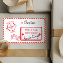 Weihnachtspost von Santa North Pole Lieferung