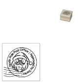 Weihnachtspostamt Nordpol | Von Santa genehmigt Gummistempel (Stempel)