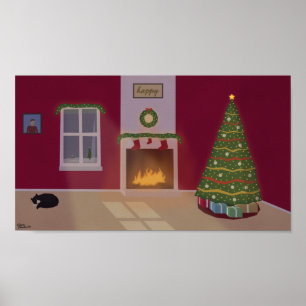 Weihnachtsposter (12,8" x 7,2") poster