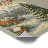 Weihnachtsposter 'Aus Denver mit Liebe' Poster (Ecke)