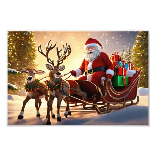 Weihnachtsposter Fotodruck (Vorne)