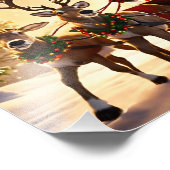 Weihnachtsposter Fotodruck (Ecke)