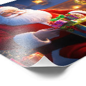 Weihnachtsposter Fotodruck (Ecke)