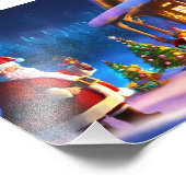 Weihnachtsposter Fotodruck (Ecke)