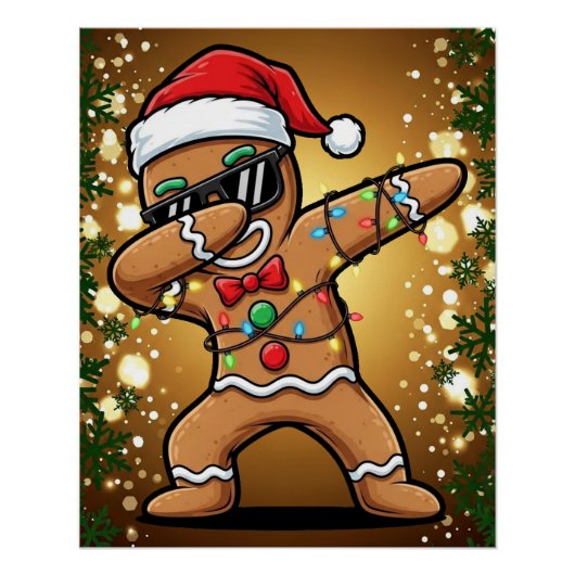 Weihnachtsposter Glossy Poster (Vorderseite)