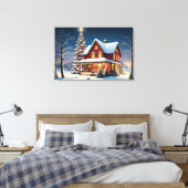 Weihnachtsposter Leinwanddruck (Insitu (Schlafzimmer))