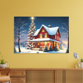 Weihnachtsposter Leinwanddruck (Insitu (Wohnzimmer))
