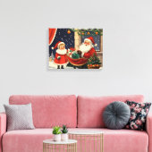 Weihnachtsposter Leinwanddruck (Insitu (Wohnzimmer))