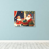Weihnachtsposter Leinwanddruck (Insitu (Holzboden))