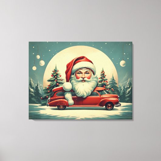 Weihnachtsposter Leinwanddruck (Vorderseite)