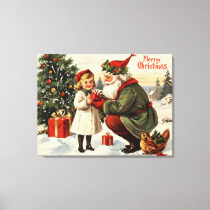 Weihnachtsposter Leinwanddruck