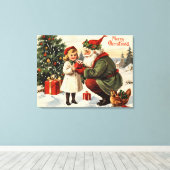 Weihnachtsposter Leinwanddruck (Insitu (Holzboden))