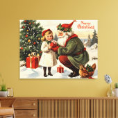 Weihnachtsposter Leinwanddruck (Insitu (Wohnzimmer))