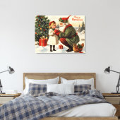 Weihnachtsposter Leinwanddruck (Insitu (Schlafzimmer))