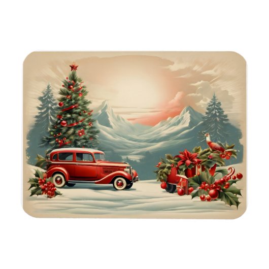 Weihnachtsposter Magnet (Horizontal)