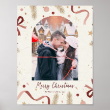 Weihnachtsposter mit Laune – Minimal Design