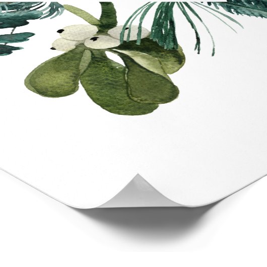 Weihnachtsposter Poster (Ecke)