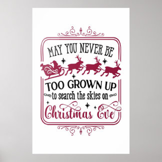 Weihnachtsposter Poster