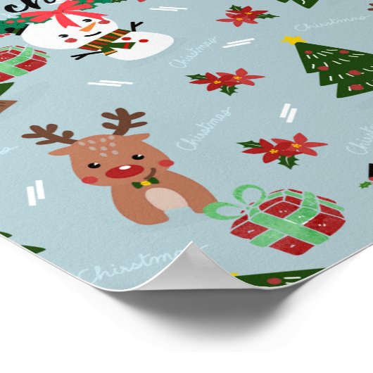 Weihnachtsposter Poster (Ecke)