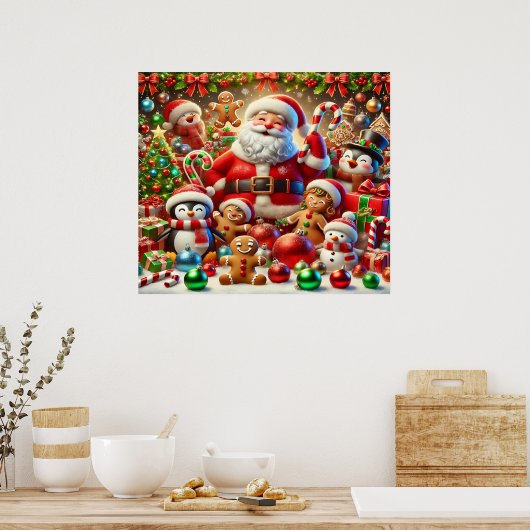 Weihnachtsposter Poster (Küche)