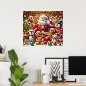Weihnachtsposter Poster (Heimbüro)