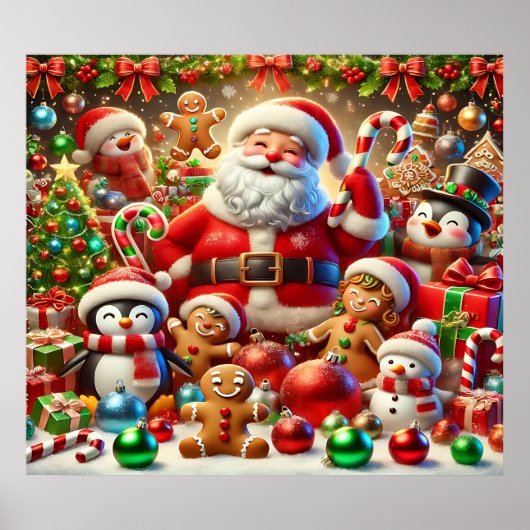 Weihnachtsposter Poster (Vorne)