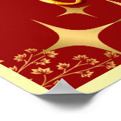 Weihnachtsposter Poster (Ecke)