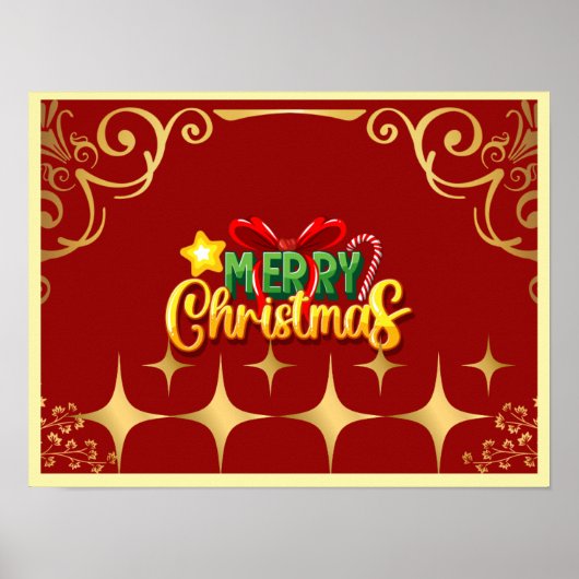 Weihnachtsposter Poster (Vorne)