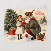 Weihnachtsposter Postkarte (Vorderseite)