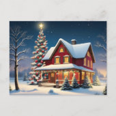 Weihnachtsposter Postkarte (Vorderseite)