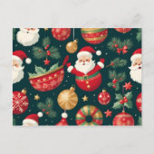 Weihnachtsposter Postkarte (Vorderseite)