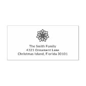 Weihnachtspostettia-Blume Permastempel (Design)